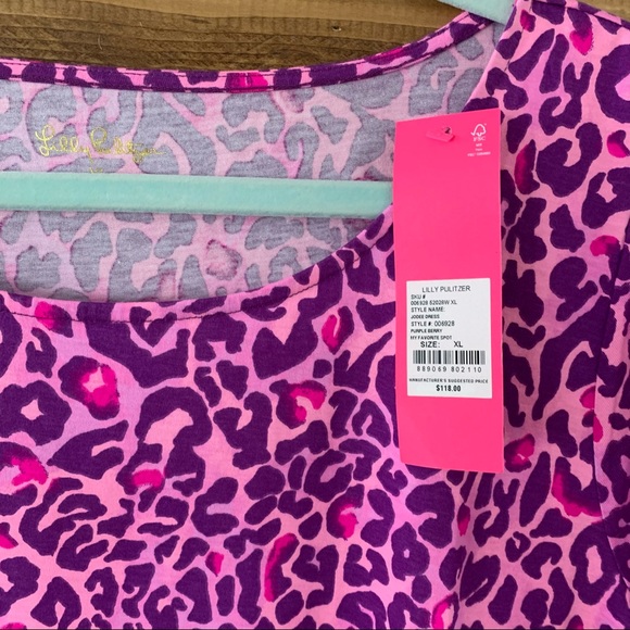 Lilly Pulitzer Jodee Short Sleeve Swing Mini Dress - Picture 4 of 4